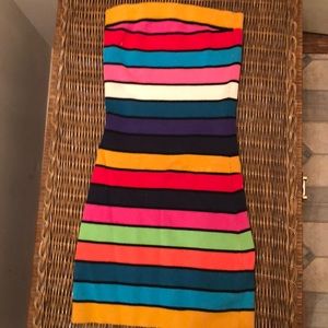 Vintage Style Striped Tube Dress —-Women’s Size 2
